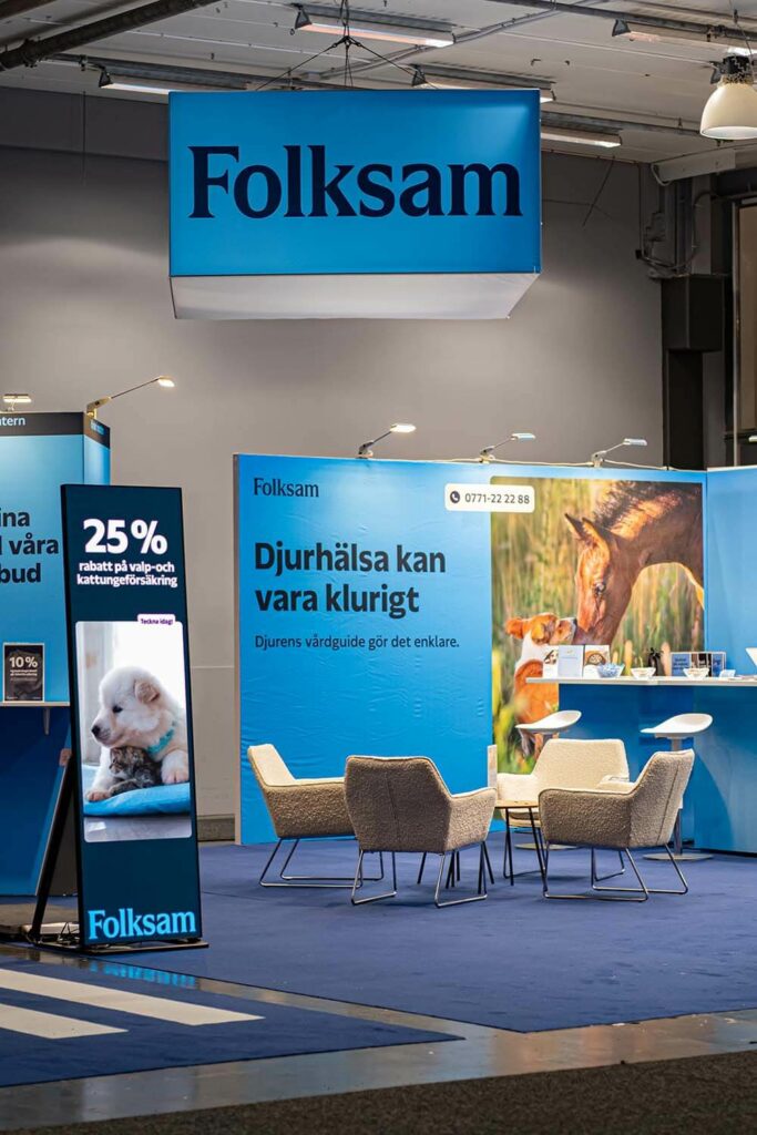 Linsons digitala skärmar Gothenburg Horse Show 2025