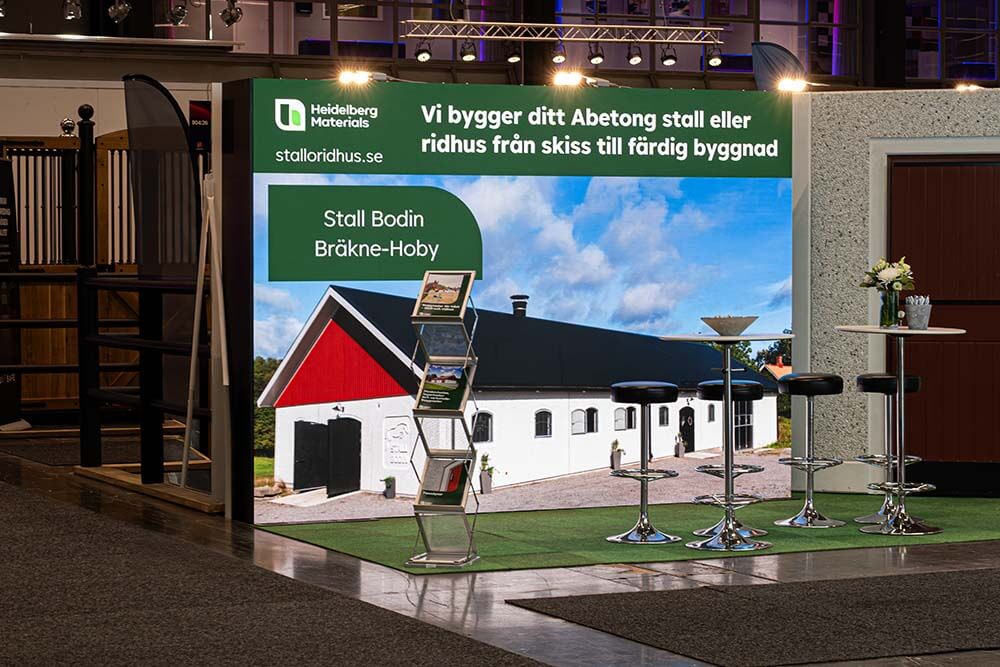 Linsons digitala skärmar Gothenburg Horse Show 2025