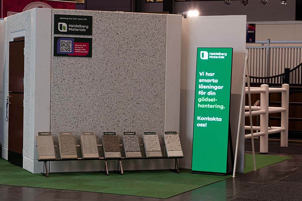 Linsons digitala skärmar Gothenburg Horse Show 2025