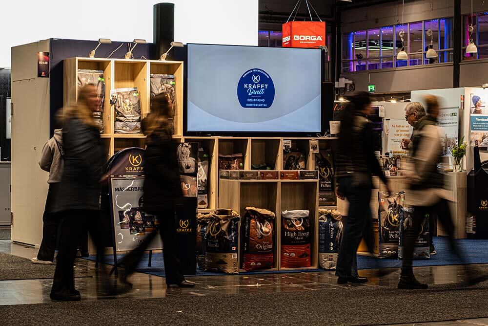 Linsons digitala skärmar Gothenburg Horse Show 2025